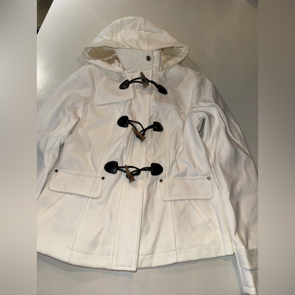 Celebrity Pink Ivory Toggle Coat